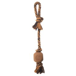 Carhartt For Dog Brown Cotton/Rubber Rope Ball Dog Toy 1 pk