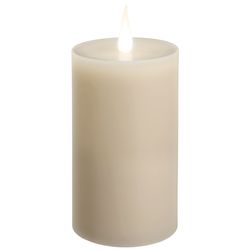 Xodus Innovations Affinity Ivory None Scent Pillar Flameless Flickering Candle