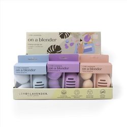 Lemon Lavender Makeup Sponges and Case 1 pk