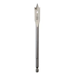 Milwaukee 1/2 in. X 6 in. L Heat-Treated Steel Flat Boring Bit Quick-Change Hex Shank 1 pc