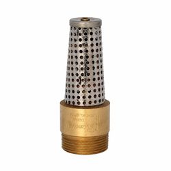 Campbell 1 in. D X 1-1/4 in. D Brass Spring Loaded Foot Valve