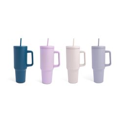 Core Home 40 oz Assorted BPA Free Tumbler Lid and Straw
