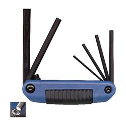 Eklind Ergo-Fold Assorted Metric Fold-Up Hex Key Set 6 pc