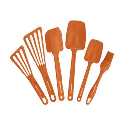 Rachael Ray Orange Nylon/Silicone Kitchen Tools Set