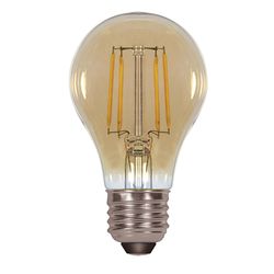 Satco A19 E26 (Medium) LED Bulb Amber 40 Watt Equivalence 1 pk