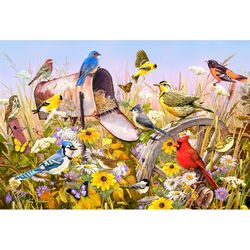 Cobble Hill Field Song Jigsaw Puzzle Cardboard 2000 pc