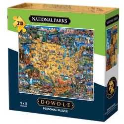 Dowdle National Parks Personal Puzzle Cardboard/Paper Multicolored 210 pc