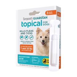 Sergeant's Guardian Liquid Dog Flea and Tick Killer Permethrin, S-Methoprene and Other Ingrediant 0.
