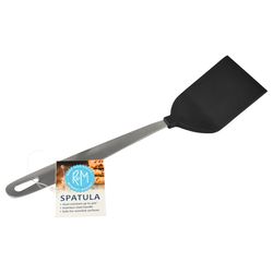 R&M International Corp Black/Silver Nylon/Stainless Steel Spatula
