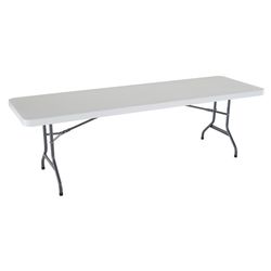 Lifetime 30 in. W X 96 in. L Rectangular Folding Table