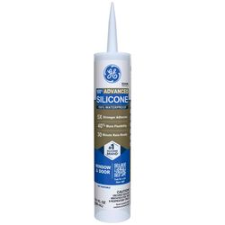 GE Advanced Clear Silicone 2 Window and Door Caulk Sealant 10.1 oz