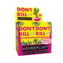Scobie Boxer Gift Don't Kill Your Houseplants Cards 52 pk