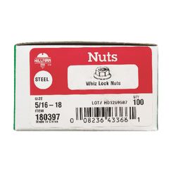 HILLMAN 5/16 in. Zinc-Plated Steel USS Whiz Lock Nut 1 pk