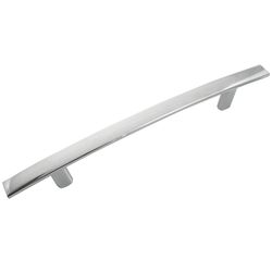 Laurey Contempo Bar Cabinet Pull 128 in. Polished Chrome Silver 1 each