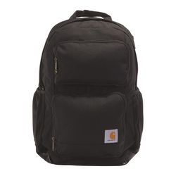 Carhartt Black Dual Compartment Backpack 22 in. H X 15 in. W