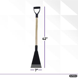 Superio Brand 7 in. W X 42 in. L Steel Ice Scraper/Chopper