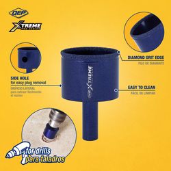 QEP 1-3/8 in. Diamond Wet/Dry Tile Hole Saw