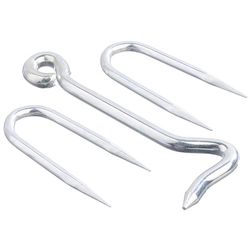 Ace 0.73 in. L Zinc Wire Staple Gate Hook 1 pk