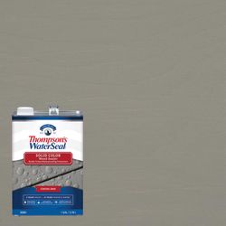 Thompson's WaterSeal Solid Coastal Gray Water-Based Acrylic/Alkyd/Urethane Waterproofing Wood Stain