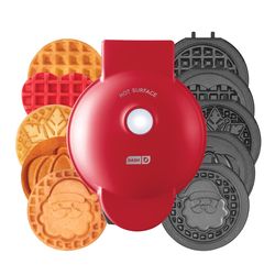 Dash 1 waffle Red Plastic Waffle Maker