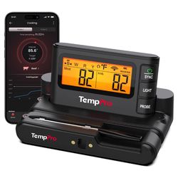 TempPro LED WiFi Enabled Bluetooth Enabled Meat Thermometer