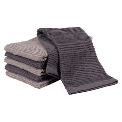 KAF Home Gray Cotton Kitchen Towel 6 pk