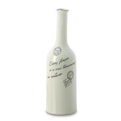 Accent Plus 17 in. H X 5.25 in. L Every Flower Porcelain Decorative Bottle
