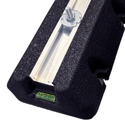 MRCOOL Condenser Riser 6 in. W X 4 in. H Black