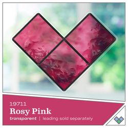 Gallery Glass Rosy Pink Craft Paint Exterior and Interior 2 oz
