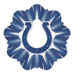 Spinfinity Designs Stainless Steel 12 in. Indianapolis Colts Wind Spinner