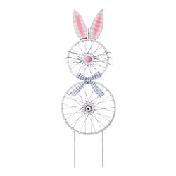 Glitzhome Easter Yard Stake Iron 1 pc