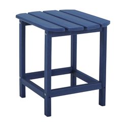 Signature Design by Ashley Sundown Treasure Blue Rectangular Plastic Casual End Table