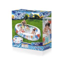 Bestway 141 gal Oval Inflatable Pool 60 in. H X 20 in. W X 7.5 in. L