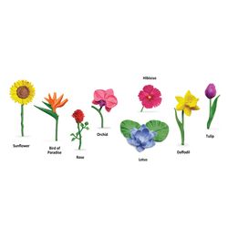 Safari Ltd. Toobs Flowers Toy 8 pc