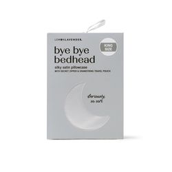 Lemon Lavender Bye Bye Bedhead Pillowcase Silky 1 pk