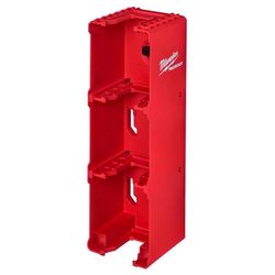 Milwaukee Packout Garage Organizer Battery Rack Black/Red