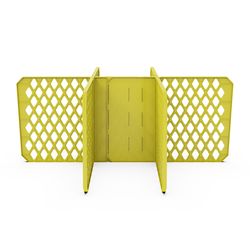 Organize-it 27 gal Yellow Storage Tote Divider 14.35 in. H X 9.84 in. W X 2.27 in. D