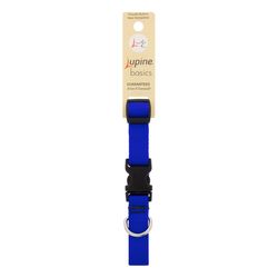 LupinePet Basic Solids Blue Blue Nylon Dog Adjustable Collar