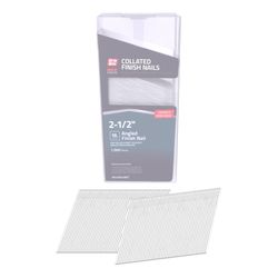 Grip-Rite 2-1/2 in. L X 16 Ga. Angled Strip Stainless Steel Finish Nails 20 deg 1000 pk