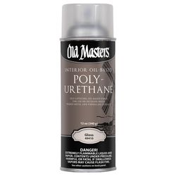 Old Masters Gloss Clear Oil-Based Polyurethane Spray 12 oz