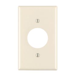 Leviton Almond 1 gang Thermoset Plastic Outlet Wall Plate 1 pk