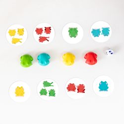 Educational Insights 1-2-3 Froggies Game Multicolored 46 pc