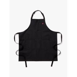 Hedley & Bennett 3 pocket Caviar Black Cotton Apron