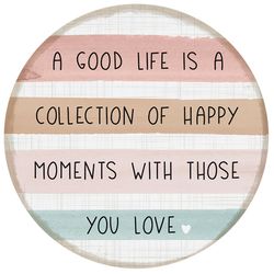 Sincere Surrounding Good Life Collection Magnet Wood/MDF 1 pk