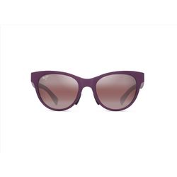Maui Jim Hulahe Sunglasses Women's Metal Matte Violet Frame Maui Rose Lens Polarized