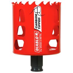 Diablo Snap-Lock Plus 2-1/2 in. Carbide Tipped 2-3/8 in. L X 3/8 in. D Hole Saw