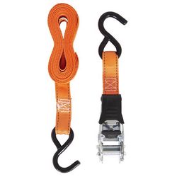 Keeper 1 in. W X 15 ft. L Orange Tie Down Strap 500 lb 4 pk