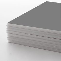 Bazic Products 20 in. W X 30 in. L Slate Gray Foam Board