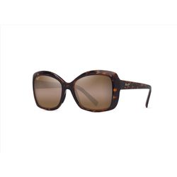 Maui Jim Orchid Sunglasses Women's Shiny Dark Havana Frame HCL Bronze Lens Polarized