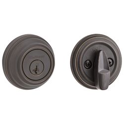 Kwikset SmartKey Venetian Bronze Metal Deadbolt
